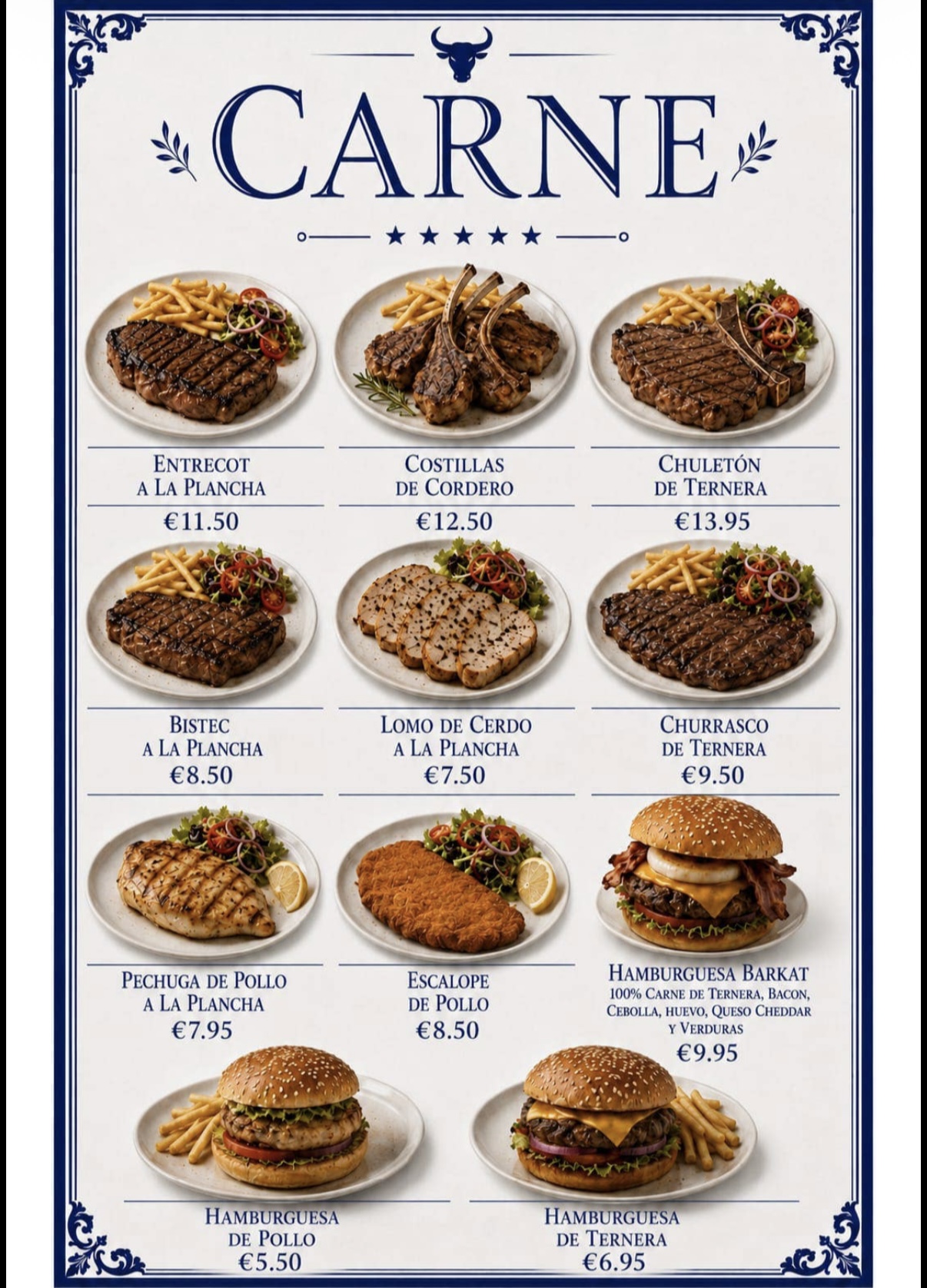La Vinya Bar & Restaurante menu page 7